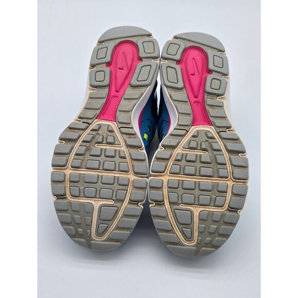 Nike Dual Fusion Run 2 Vivid Blue/Metallic Silver-Volt 599793-401 4Y - Picture 6 of 8